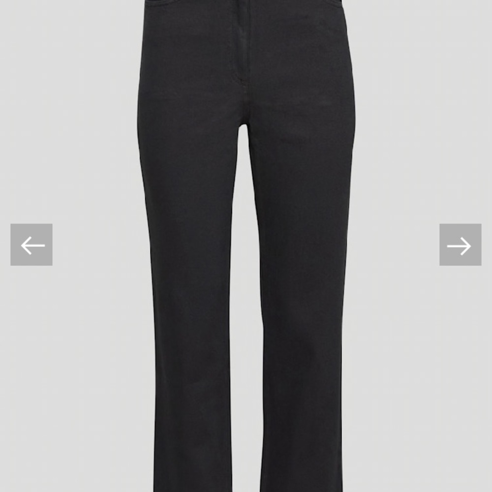 Aritzia Wilfred Free Melina Pant Cotton Twill Black